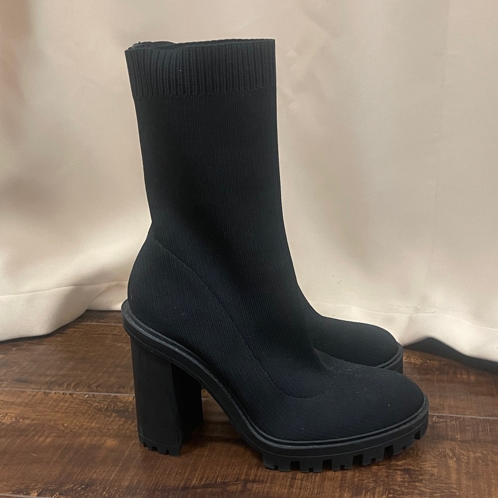 Black Women's High Heel Boots